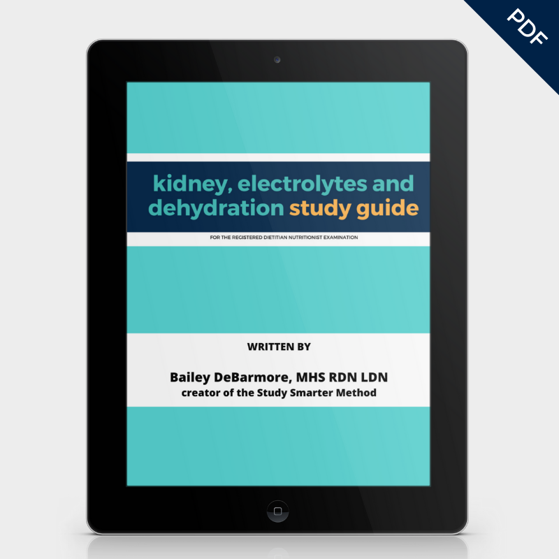 Kidney Function Study Guide